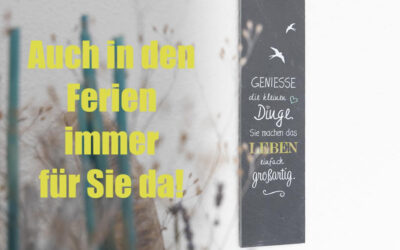 Jederzeit erreichbar!